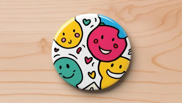 Acrylic Button Badges