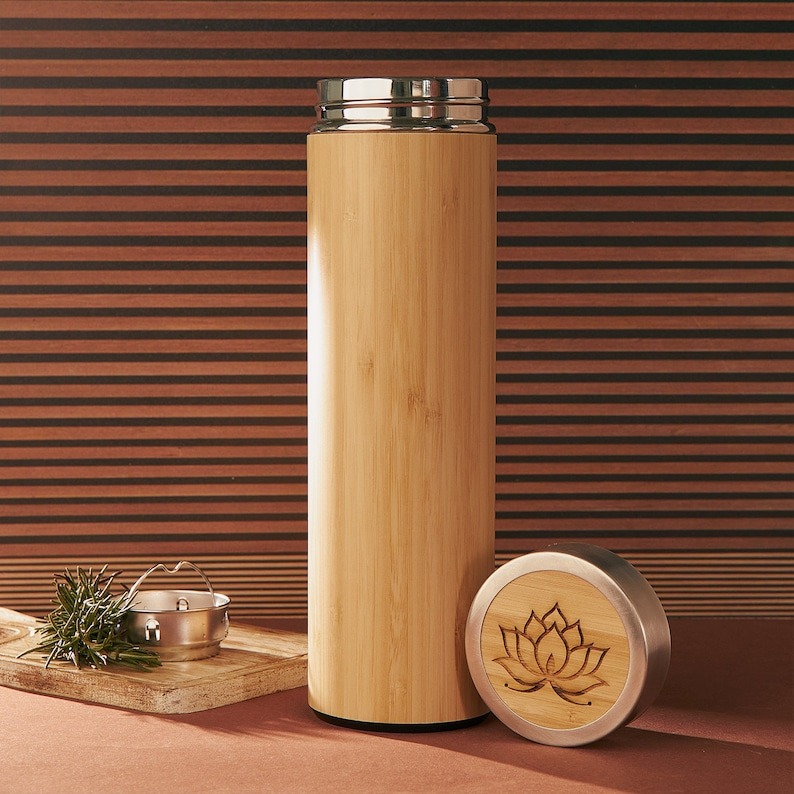CUSTOMIZED BAMBOO FLASK
