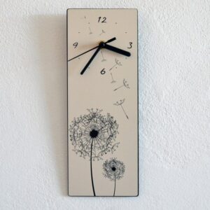 Wooden Engraved Clock