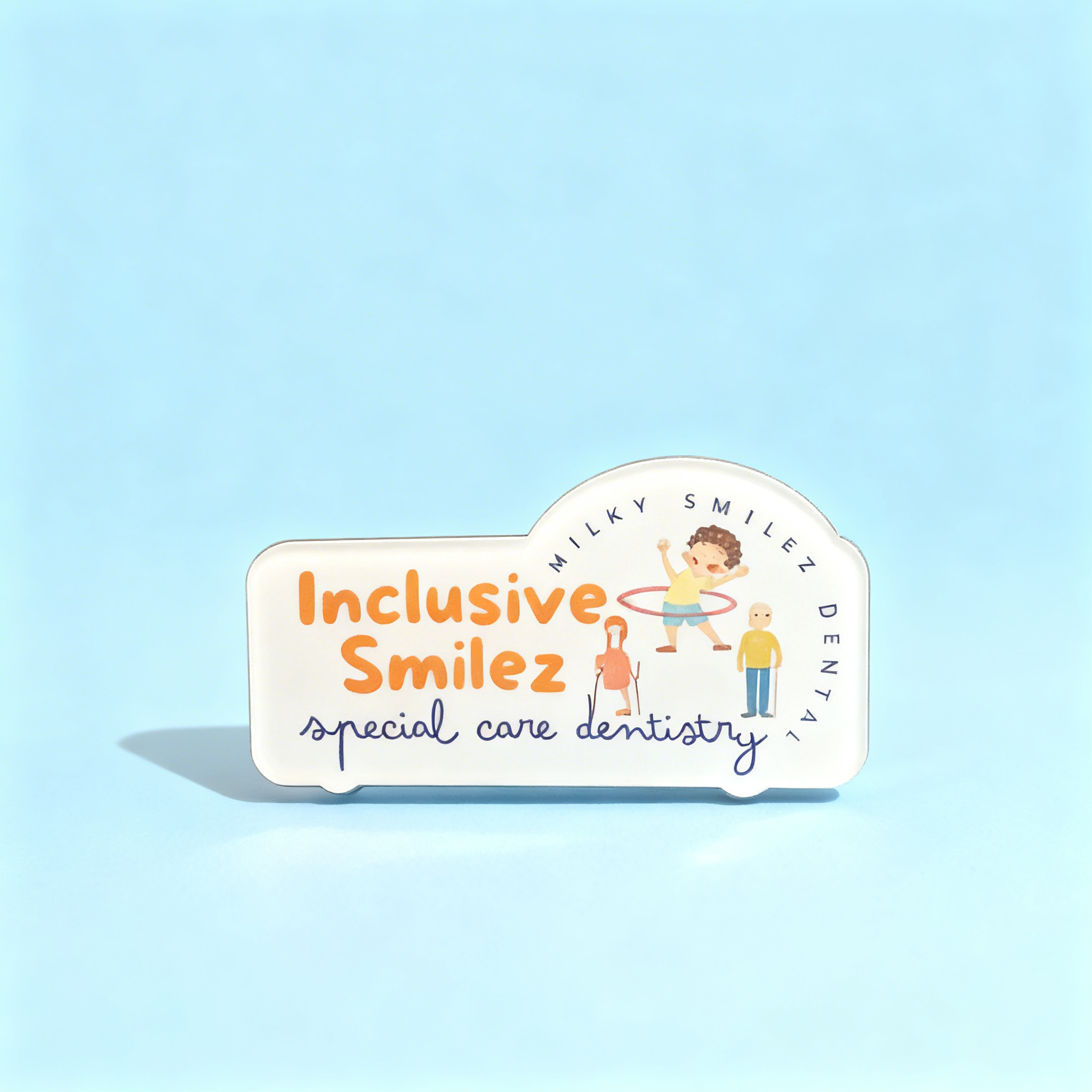 Acrylic badge
