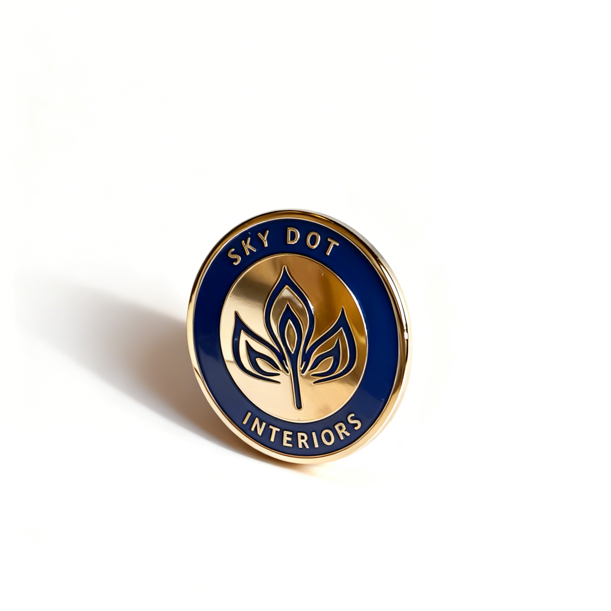 Metal Round Badge