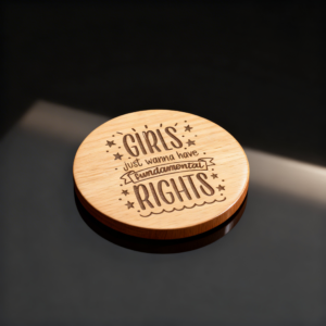 Round Wodden Coaster