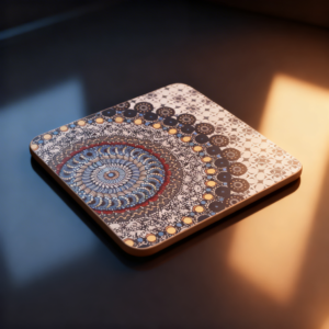 Squared Sticker Coaster