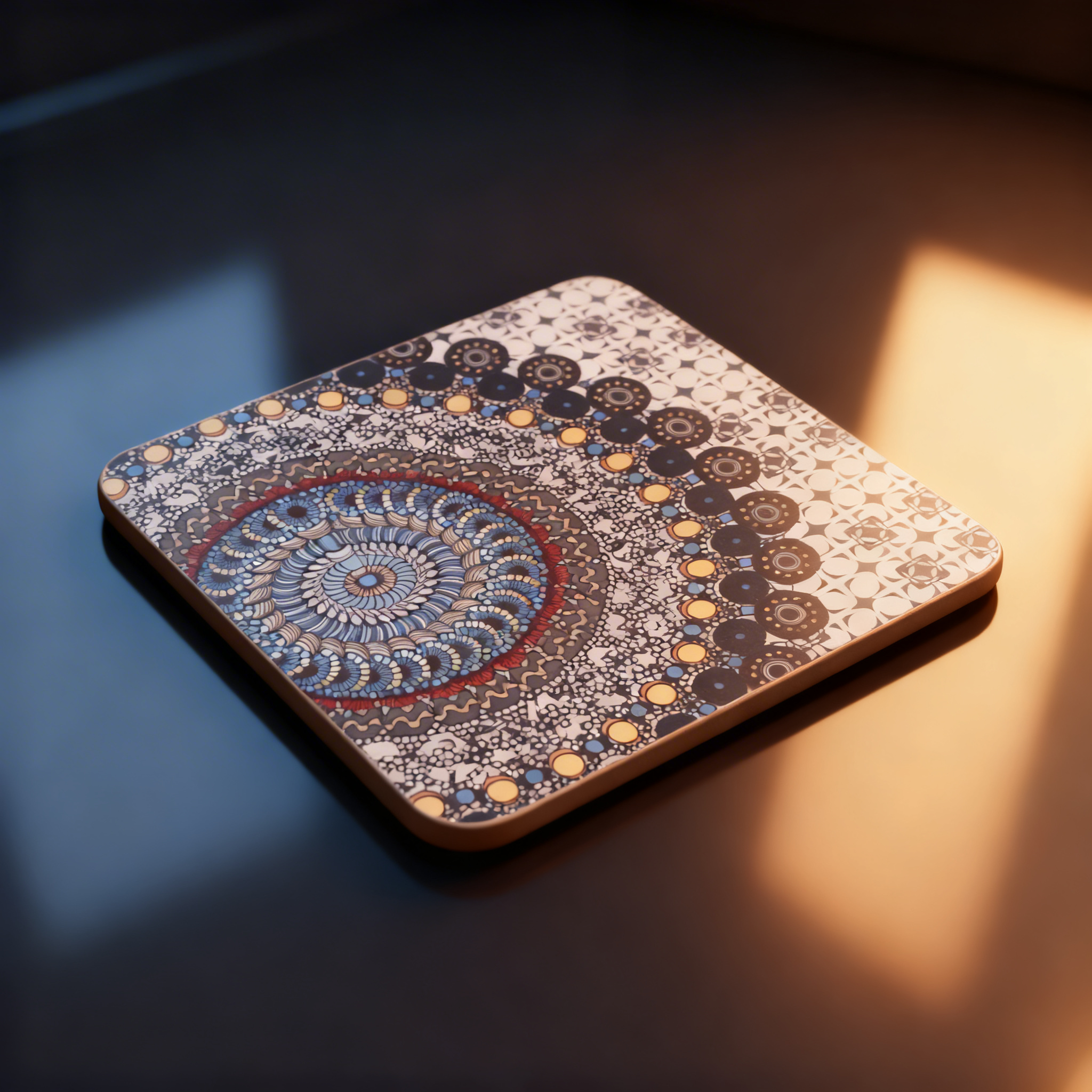 Squared Sticker Coaster
