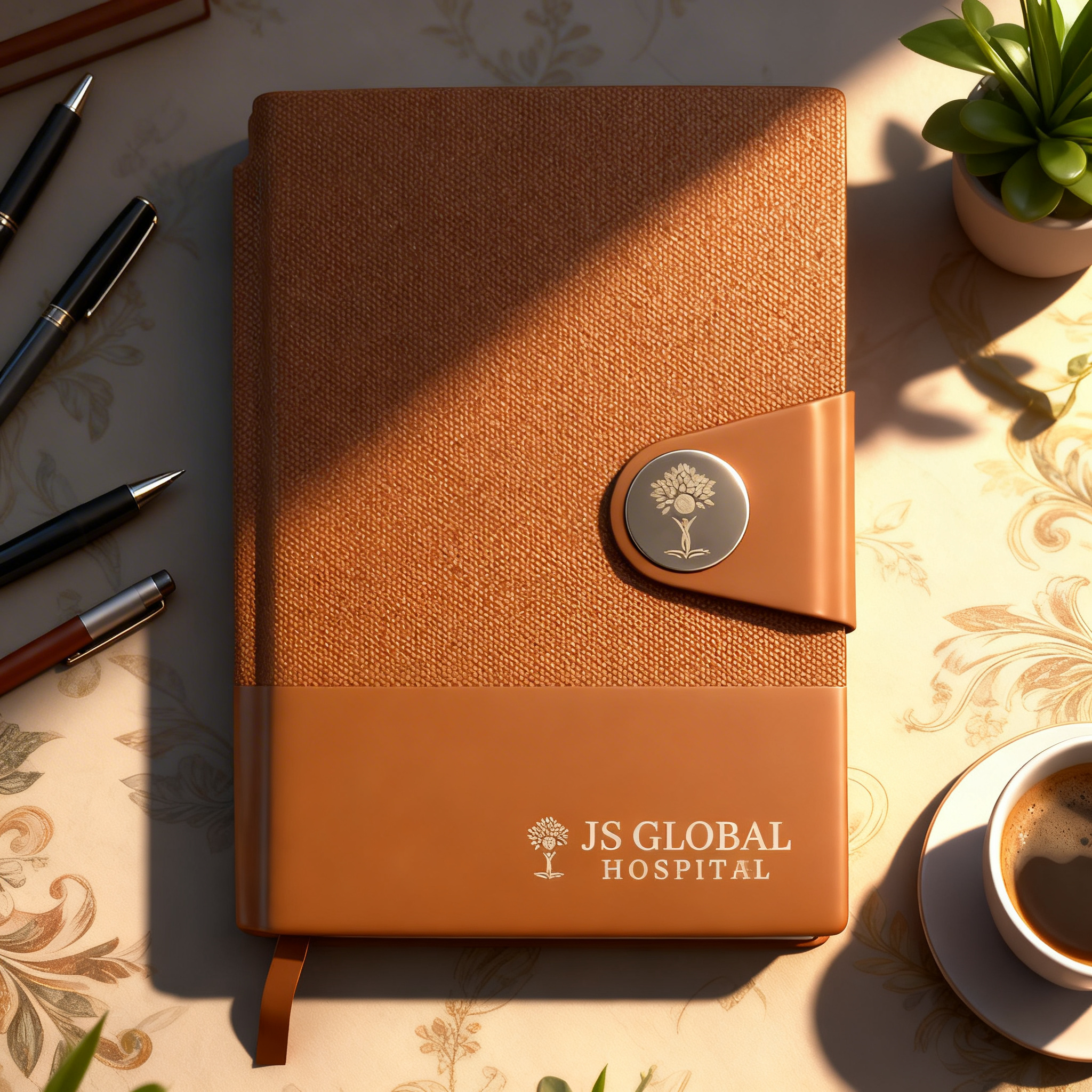 Customized Brown diary