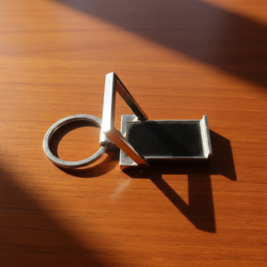 Metal 2-in-in Keychain